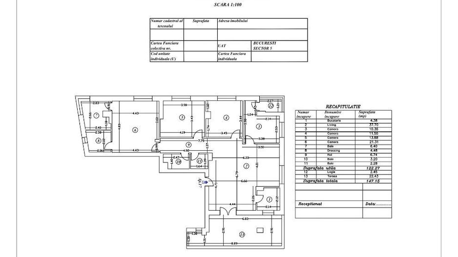 Apartament 5 camere 13 Septembrie - Poză 2