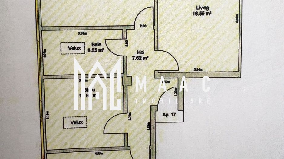 Apartament 3 camere de vânzare | Sibiu, Turnișor | 66 mp - Poză 2