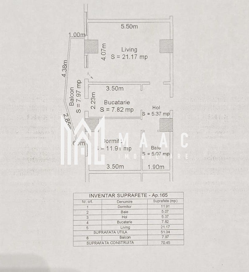 Apartament 2 camere I Etaj 13 I Lift I Parcare I Doamna Stanca - Poză 8