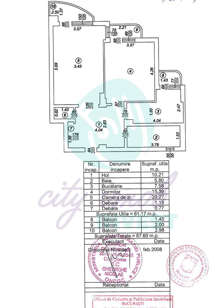 2 camere in noul cartier al Justitiei - Camera de Comert - Poză 12