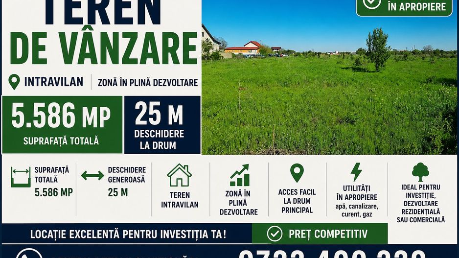 Zona Cu Utilitati Pret Competitiv - Poză 1
