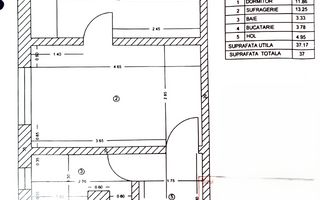 2 camere - parter - investitie - teava de gaze - Craiovita - Materna - Schiță 9