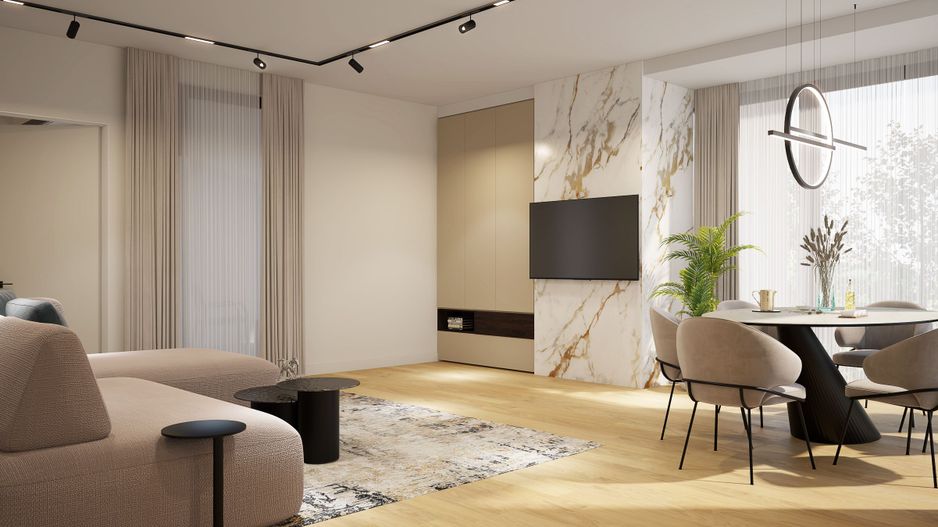 Apartament elegant Dorobanti cu terasa privata si design contemporan - Poză 3