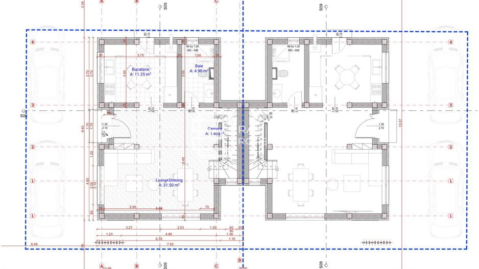 Casă modernă tip duplex, 4 camere – Șelimbăr, zona Triajului - Schiță 6