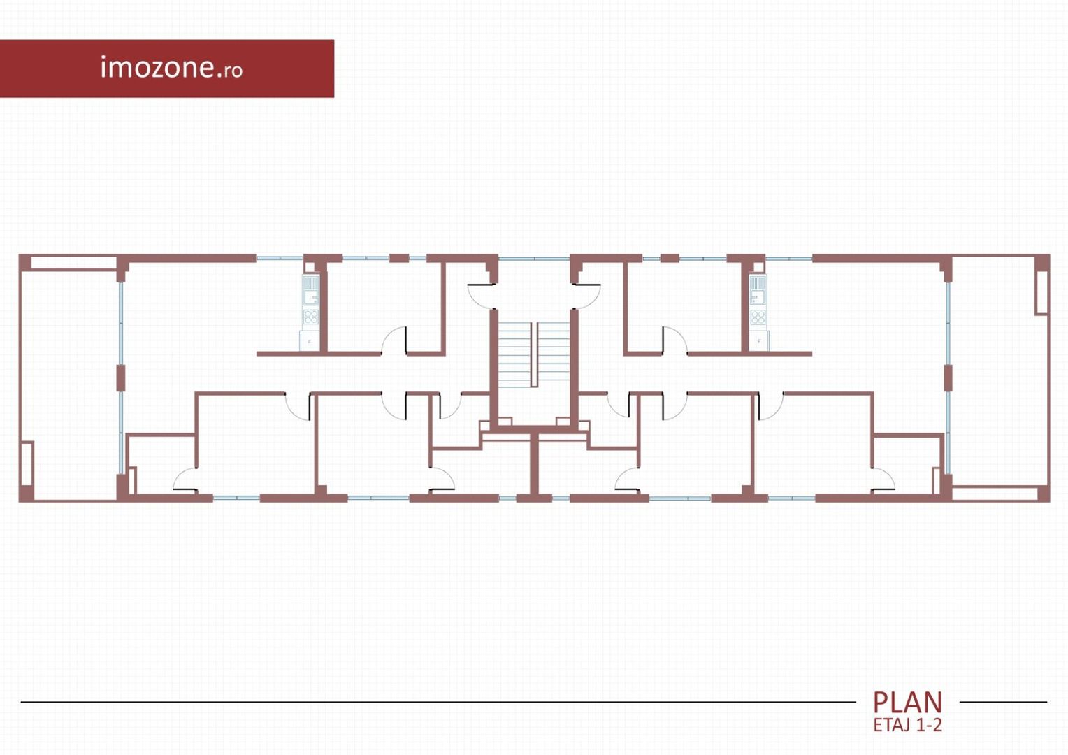 4 camere cu TERASA de 22 mp, 3 bai, etaj 2/3, FINISAT MODERN,  COMISION 0% - Schiță 6