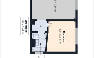 Apartament 2 camere, G. Ureche, zona D. Cantemir - Poză 8