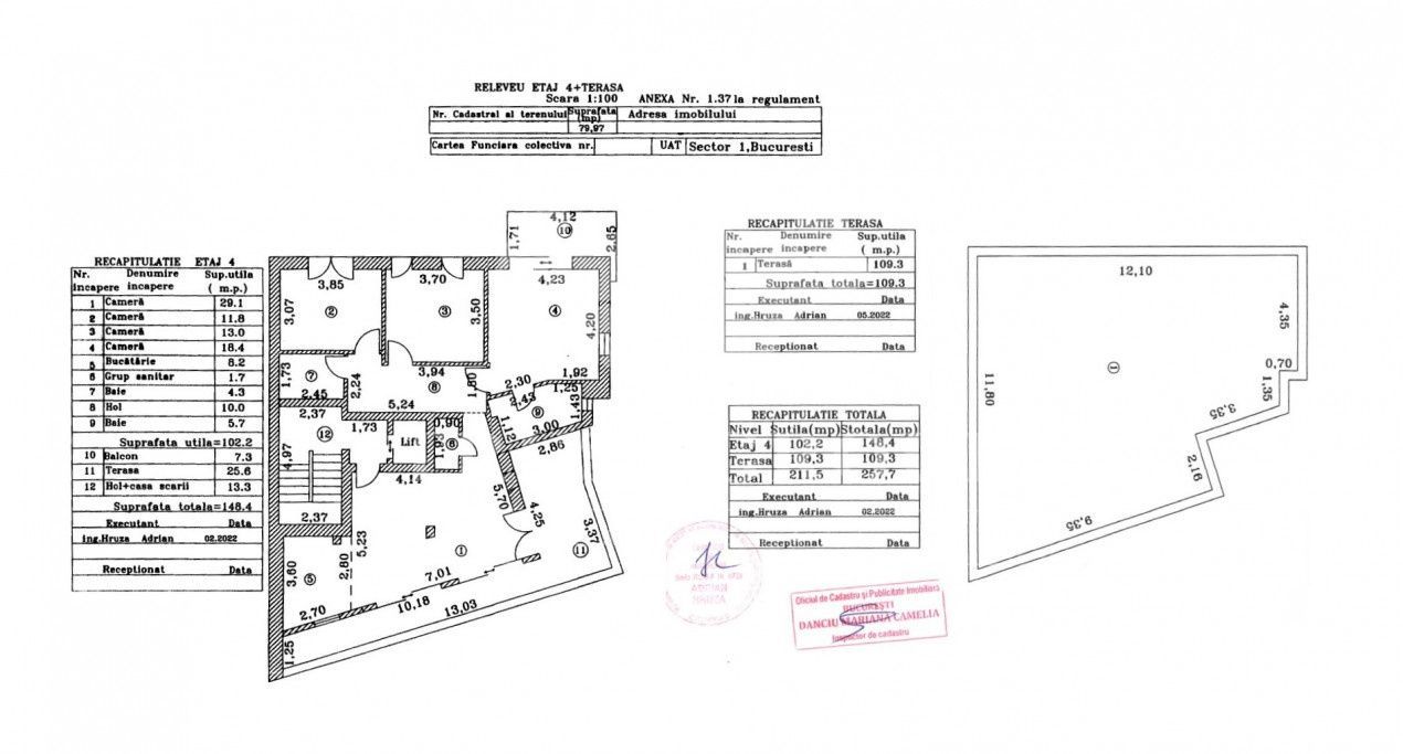 Apartament 4 camere Beller | Terasa 109mp | Loc de parcare - Poză 15