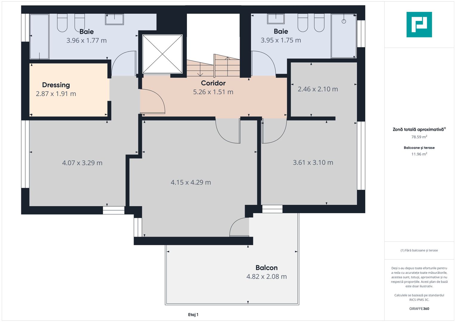 Vila Duplex 5 camere cu garaj zona Școală Americană - Poză 13
