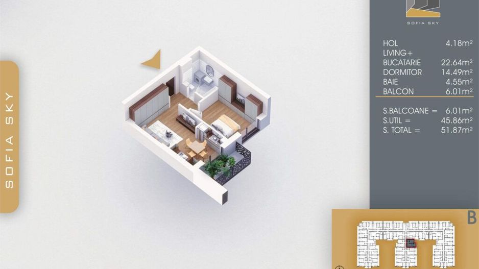 Apartament 2 camere Pallady,Sector 3, Metrou Teclu 8 min,Stoc limitat - Poză 4