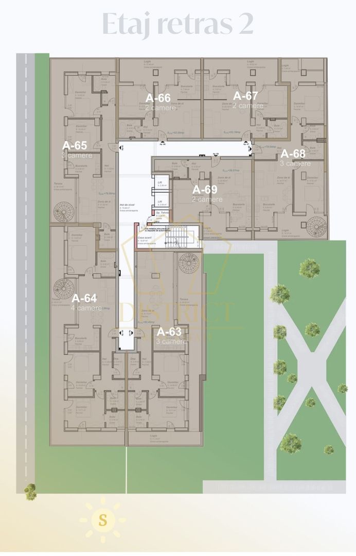 Apartament superb cu 3 camere și terasă de 49 mp | Calea Aradului - Poză 11