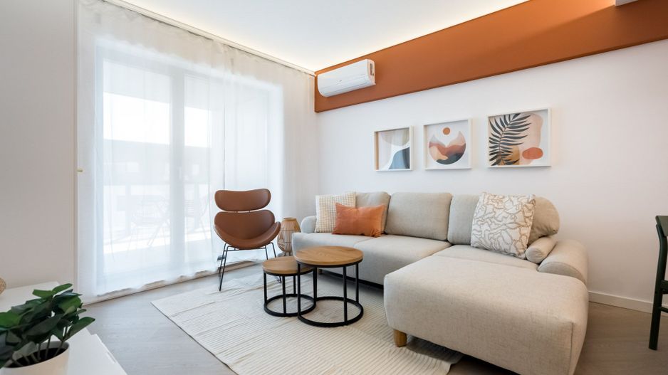 COMISION 0% - Apt 3 camere cu 2 locuri subterane - mobilat NOU - 5min Promenada - Poză 1