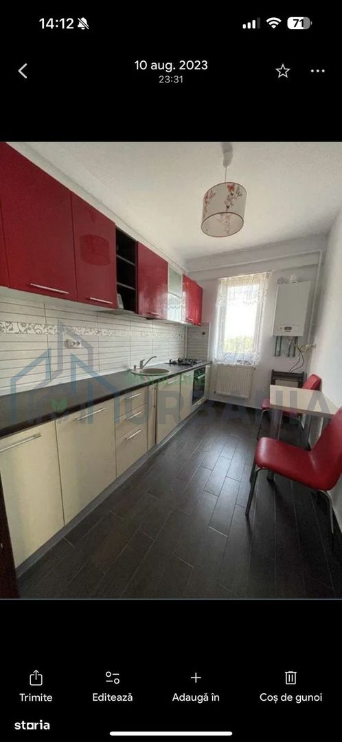 Apartament 2 camere, 55 mp, cu loc de parcare, Visoianu, Iași – de închiriat - Poză 3