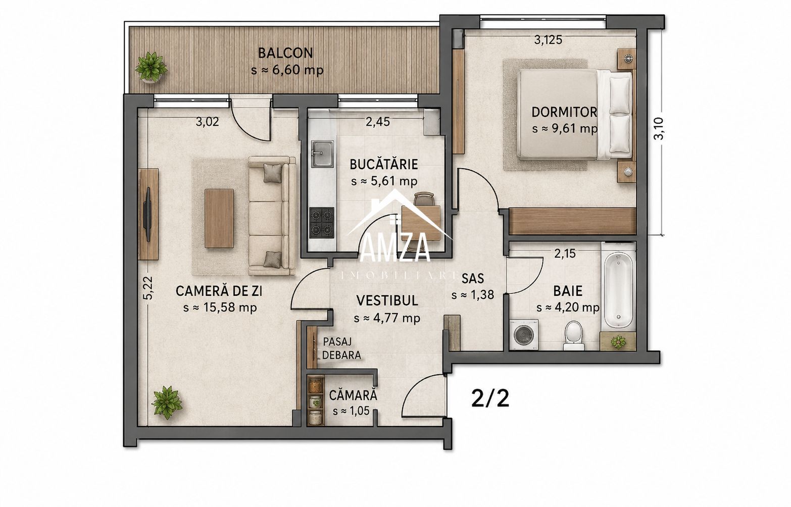 🏡 Apartament de vânzare – Zona Calea Dumbrăvii | Intrarea Siretului - Poză 11
