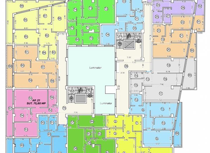 Tomis Nord - Vanzare apartament decomandat cu 2 camere,  bloc nou. - Poză 5