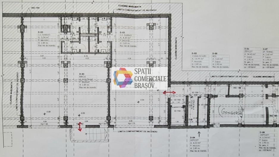 Spatiu depozitare de închiriat Brasov - 140 mp # plus-imo.ro - Poză 5