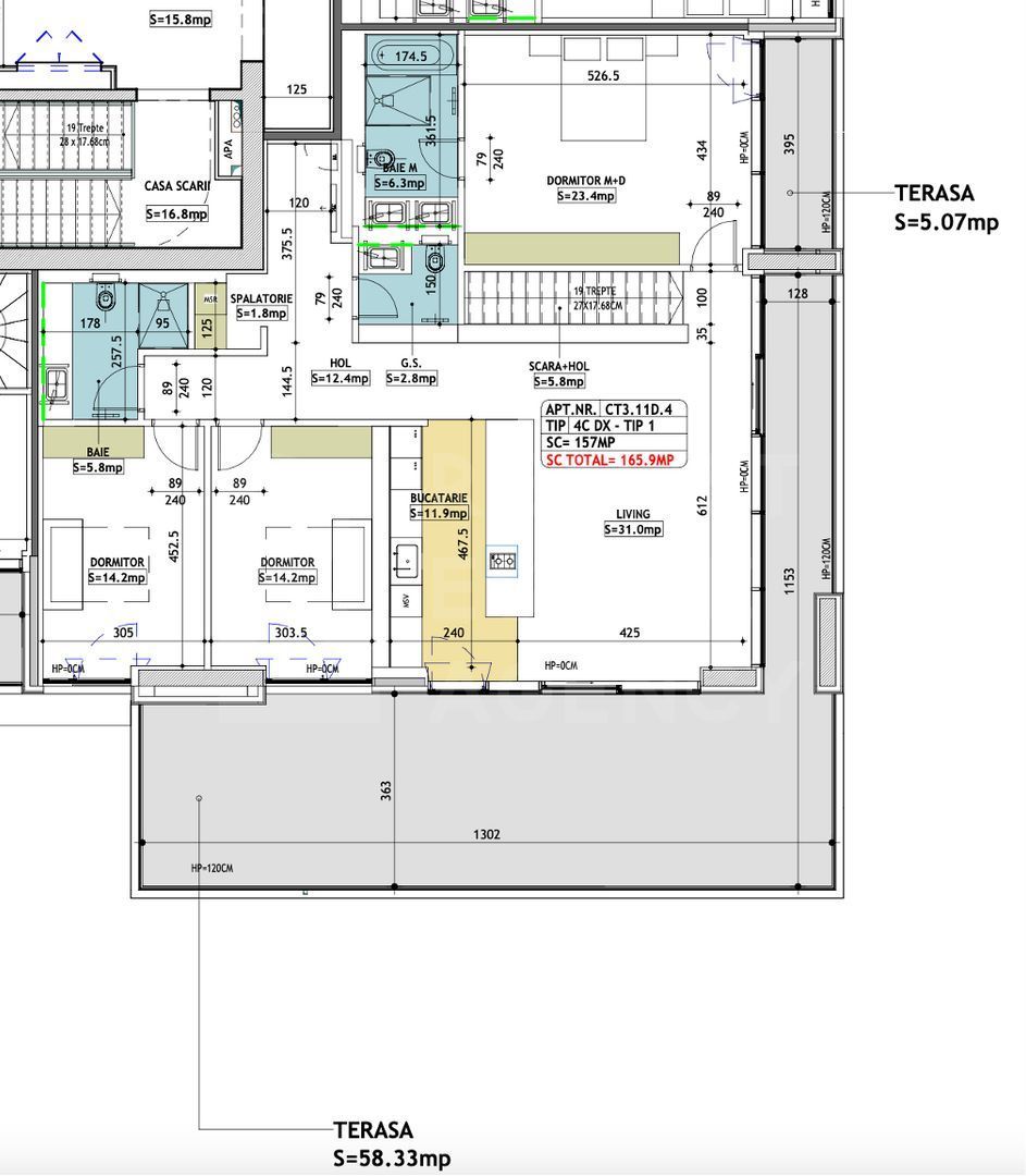 Penthouse, 4 camere, One Cotroceni Park, București - Poză 36