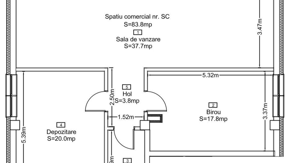 Spatiu comercial cu 3 camere de Vanzare in zona Iosia, Oradea - Poză 8