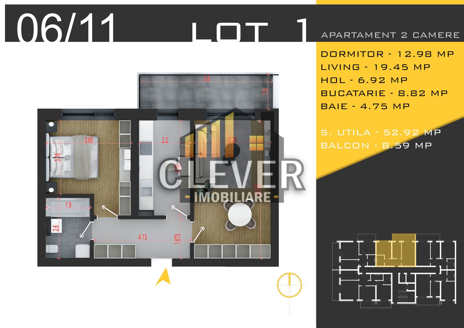 Theodor Pallady Sector 3 Apartament Decomandat 2 camere - Poză 2