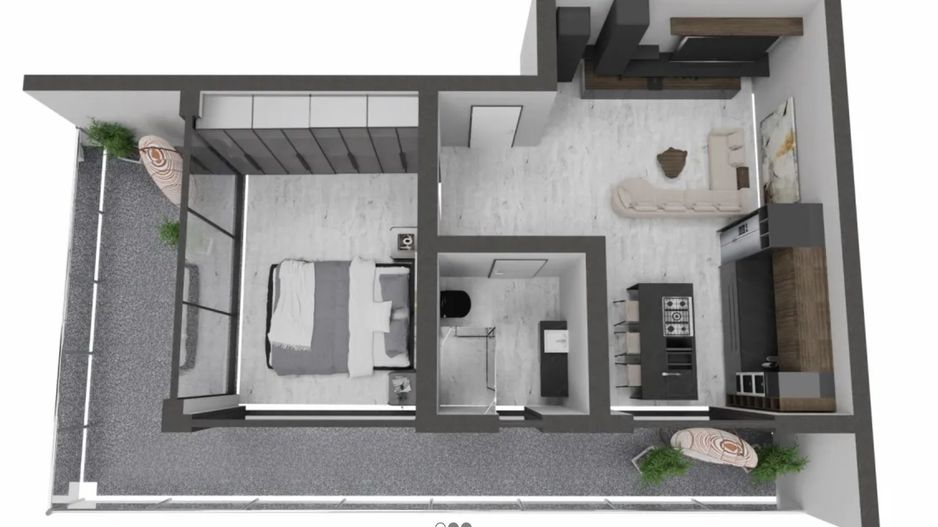 Dezvoltator vinde ap. 2 cam 52 mp Et. 5  An 2023  Comision 0% Mamaia Nord - Poză 30