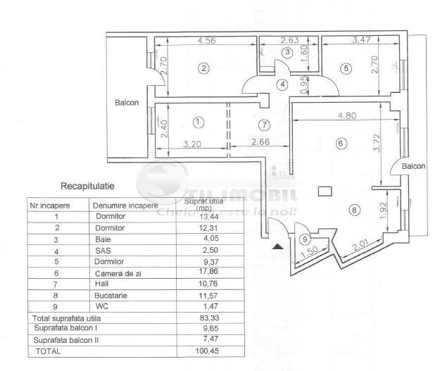 Apartament 4 camere exclusivist ultracentral, Palas – 299.900 € - Poză 8