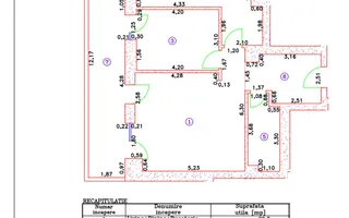 VANZARE APARTAMENT 80MP | 3 CAMERE | MOBILAT-UTILAT LUX | TERASA 24MP - Schiță 16