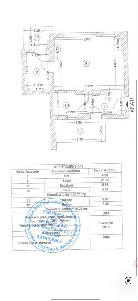 Studio apartament de vanzare zona centrala - Poză 8