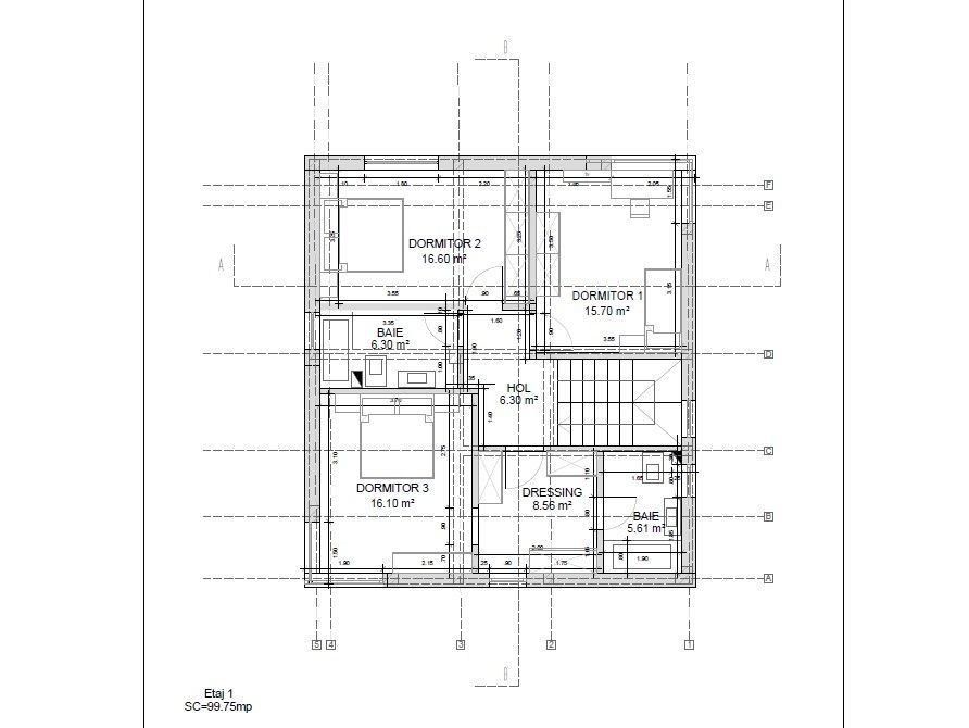 Casă nouă de vânzare lângă Pădurea Tunari – 5 camere, 306 mp teren - Schiță 13