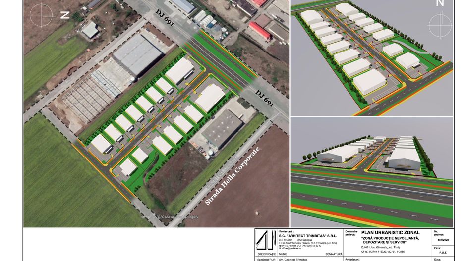 Parcele Industriale DN691 Giarmata | Utilități Incluse - Poză 4