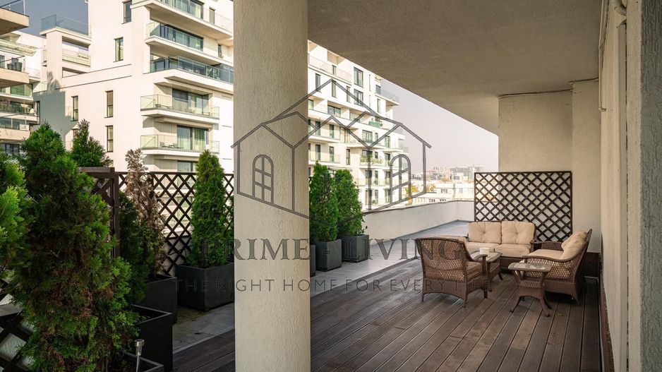 PENTHOUSE LUXOS CU TERASA DE 150 MP LA  INCHIRIERE LANGA HERASTRAU - Poză 12