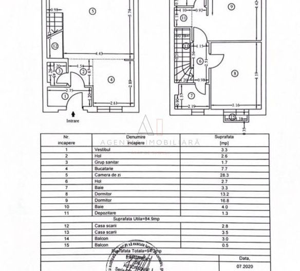 Casa 3 camere - Complex Cosmopolis - Poză 14
