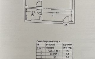 Garsoniera I Arbo Residence I Mogosoaia I 46 mp I mobilata si utilata - Schiță 10