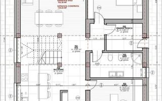 Casa moderna  5 camere 155 mp/utili, teren 515 mp, Bod/Brasov - Schiță 6