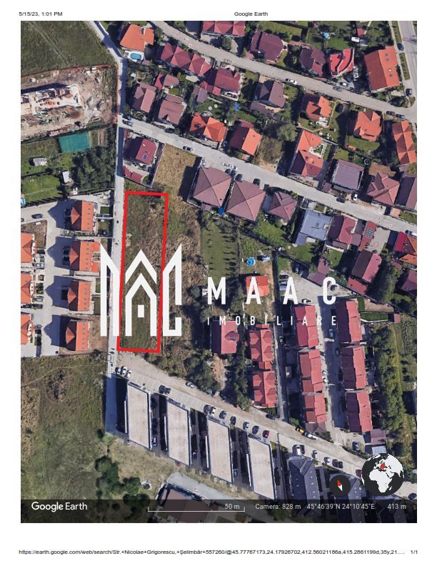 Teren 1778 mp | Selimbar -  zona Brana - Poză 2