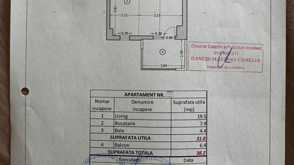 Vanzare Garsoniera 2021- Soseaua Progresului - Schiță 33