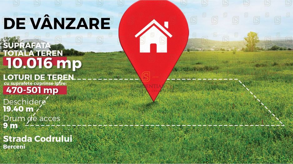 Teren de vanzare, investitie in Comuna Berceni, Str. Aviatorilor - Poză 1