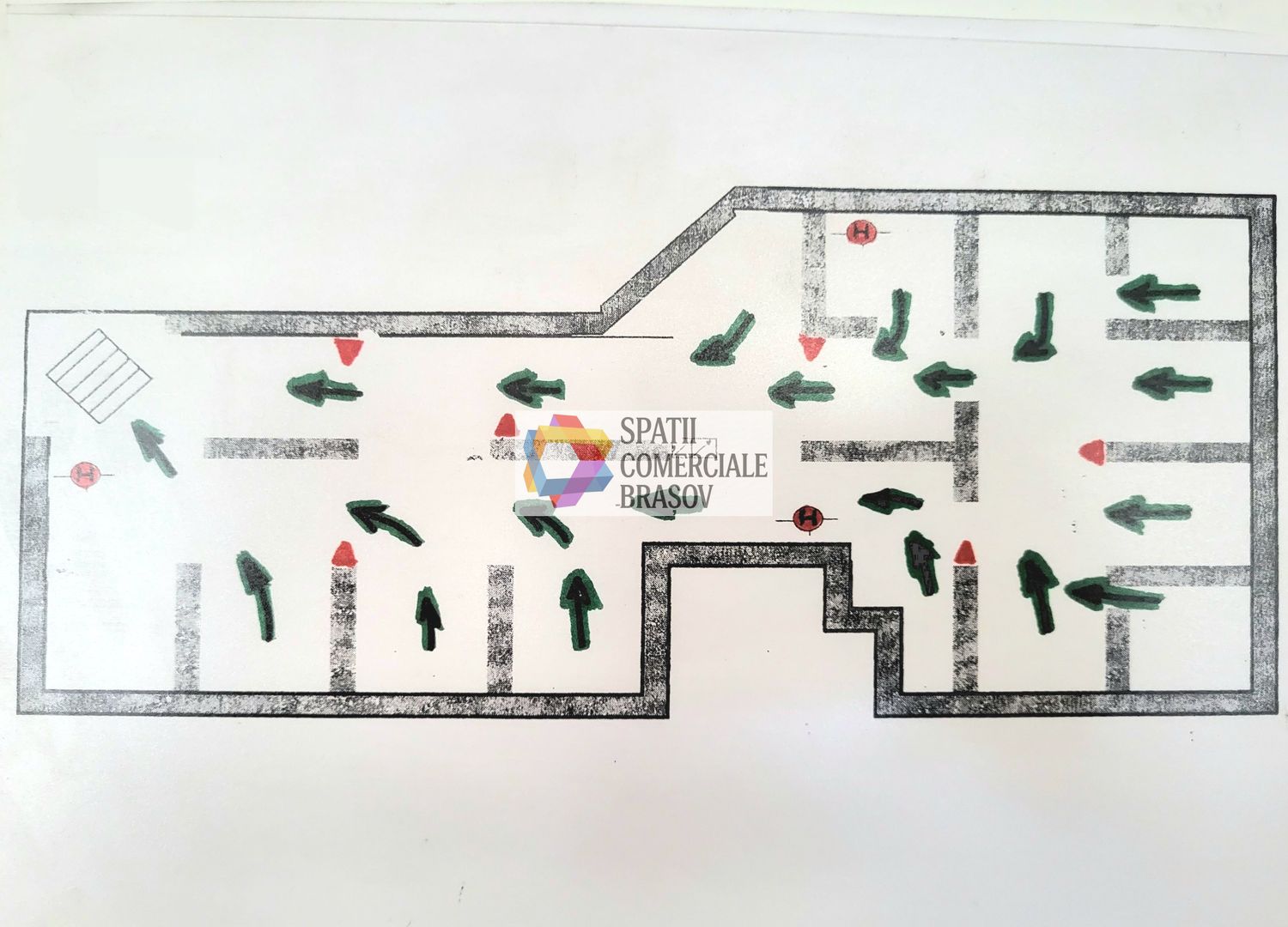 Spatiu comercial de inchiriat - 1.000 mp - Schiță 13