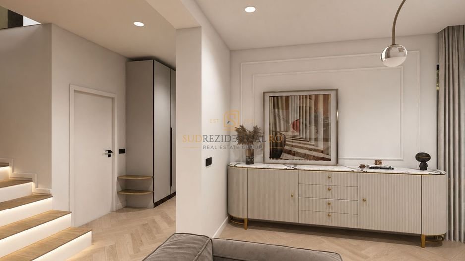 Vila individuala, 4 camere + dressing, finisaje de top, loc de parcare - Poză 11