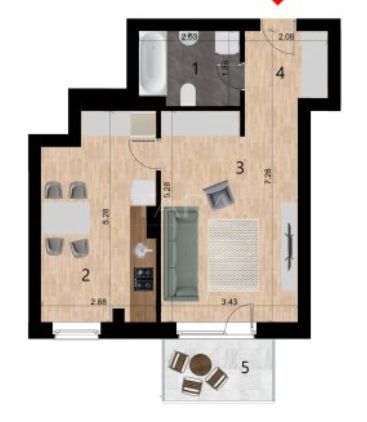 Locuință ideală pentru tineri, studenți sau investiție sigură! - Poză 1