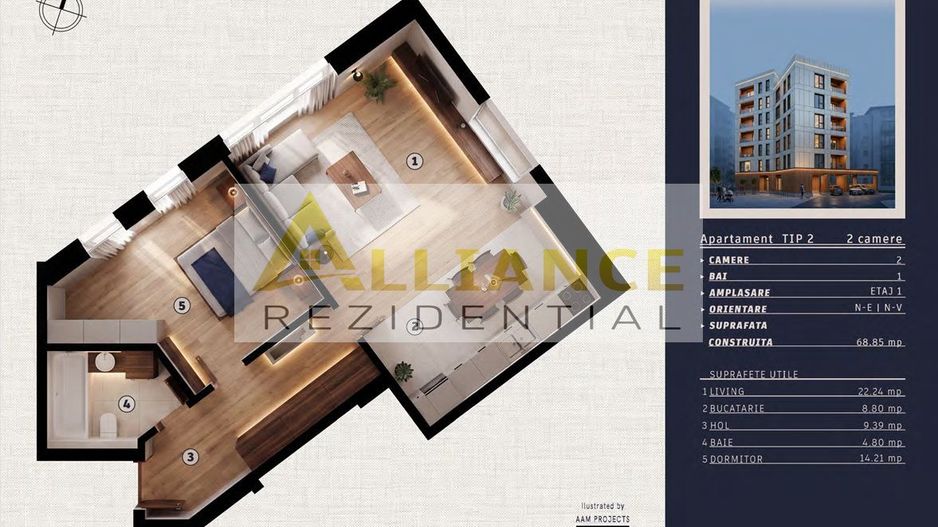 NOU ANSAMBLU REZIDENȚIAL PREMIUM - ZONA TINERETULUI / TIMPURI NOI - Poză 11