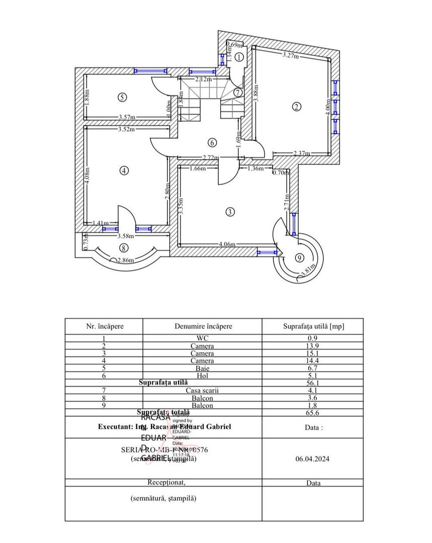 OPORTUNITATE UNICĂ | VILĂ INDIVIDUALĂ  | ZONA PARCUL CAROL - Schiță 16