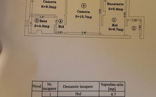 2 camere | etaj 1 | mobilat si utilat | zona excelenta | - Poză 11