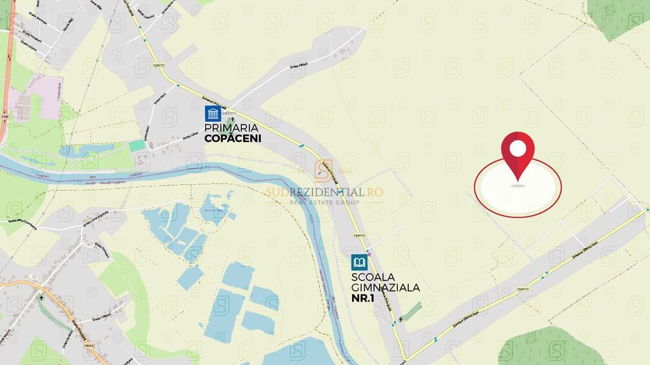 Teren de vânzare – 2.915 mp | Comuna Copăceni, Ilfov - Poză 1