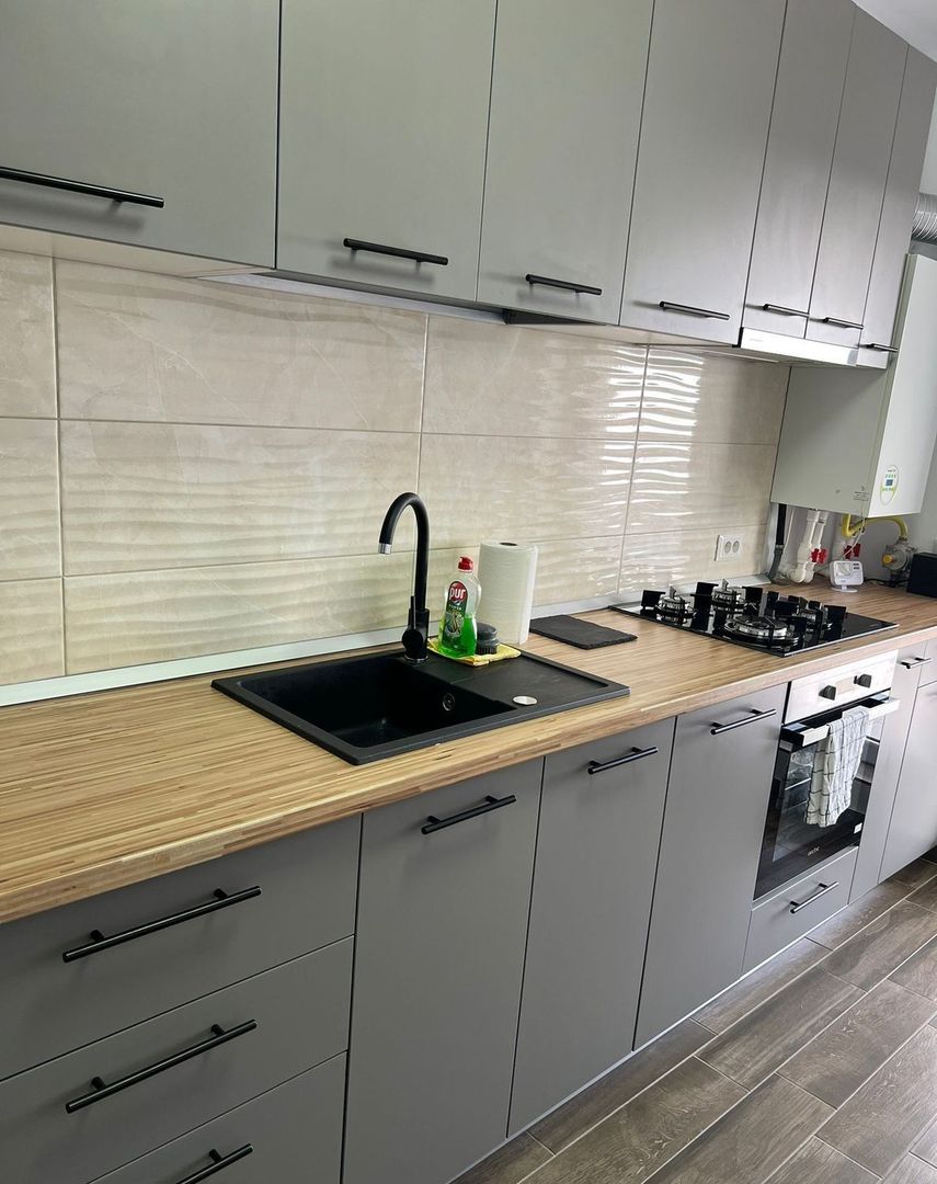 Apartament 2 camere cu terasă, parcare subterană, mobilat complet - Poză 11