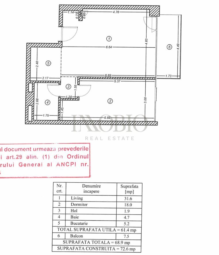 Apartament 2 Camere | One Verdi - Poză 15