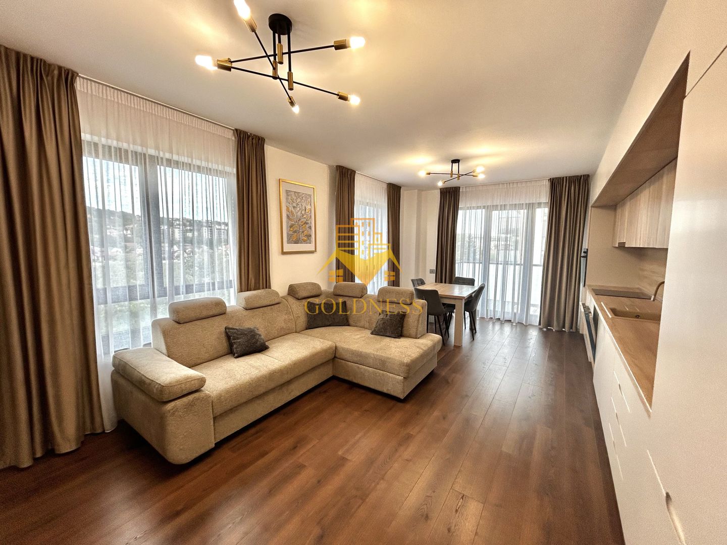 2 camere, Modern, Parcare, Bloc nou, Liberty Park, Semicentral, Gara - Poză 3