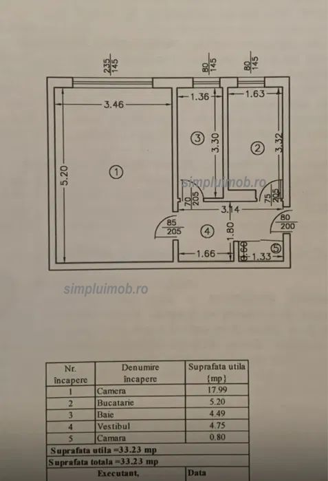Garsoniera renovata decomandata Drumul Gazarului - Schiță 7