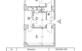 Ap. 3 camere decomandat - Moldova Center - Ultracentral ! - Schiță 4