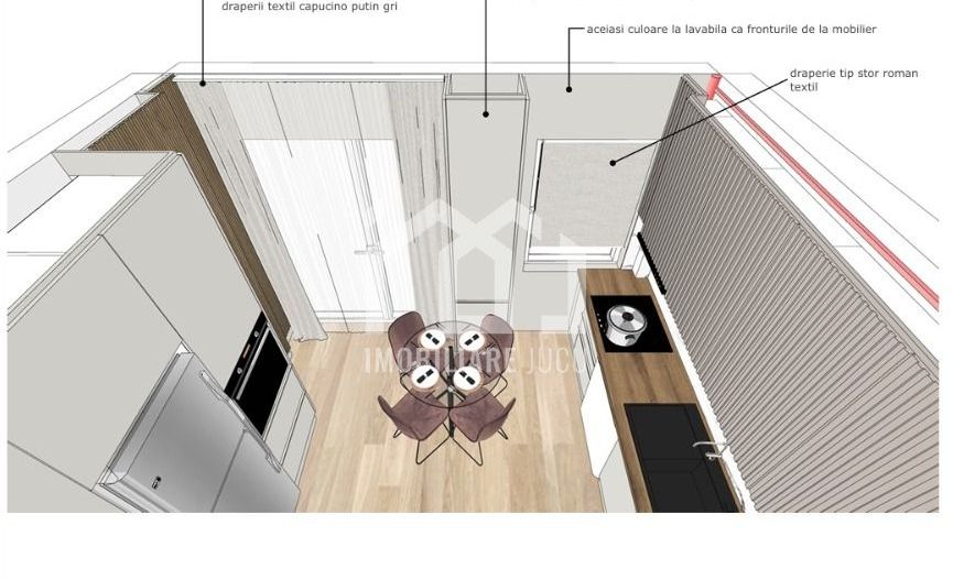 Apartament 2 camere finisat, 50mp,  Bloc nou, Sannicoara - Poză 22