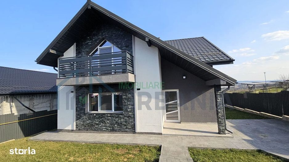 Casă modernă P+M cu vedere panoramică spre lac, Ciurbești, Miroslava - Poză 1