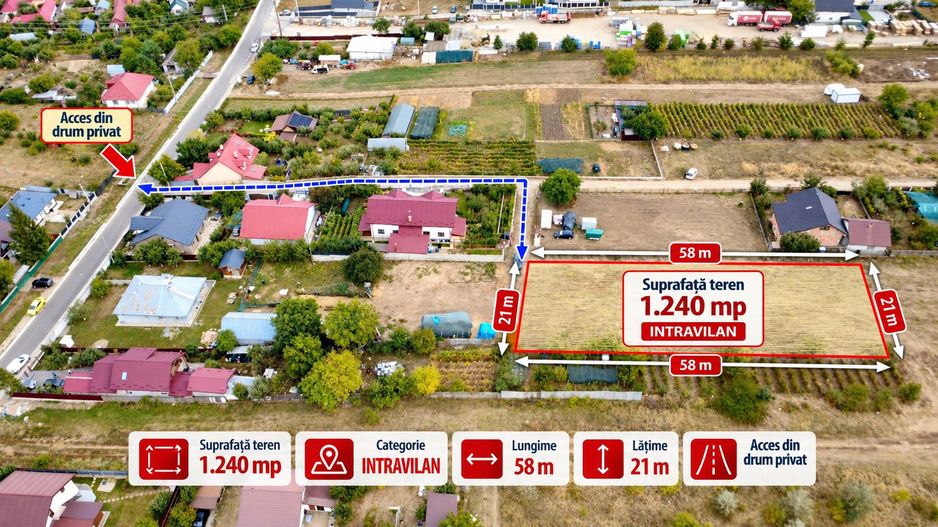 TEREN INTRAVILAN 1.240 MP – VASLUI | MOARA GRECILOR – CELANOVA - Poză 2